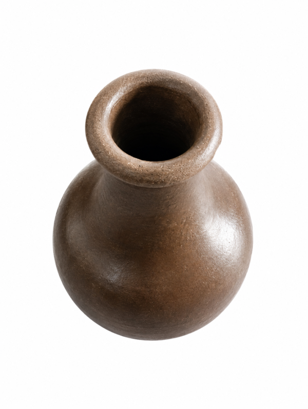 brown clay flower vase 2 brown clay flower vase 2
