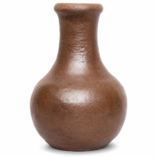 brown clay flower vase1