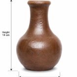 brown clay pot inch