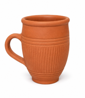 Handcrafted Terracotta Clay Mug ( Natural, Rustic & Eco-Friendly)