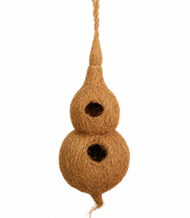 Double-Compartment Hanging Bird Nest House