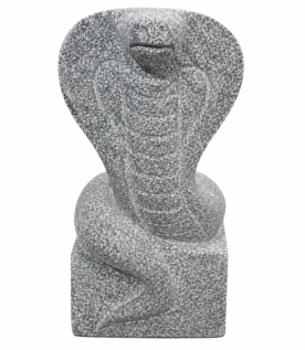 Handcrafted Snake Stone Sculpture