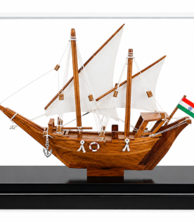 Arabian Dhow Boat Uru – Handcrafted Traditional Wooden Ship Model