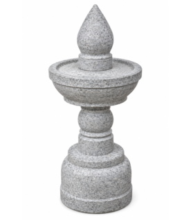 Traditional Kerala Stone Kuthuvilakku – Handcrafted Temple Lamp for Home & Pooja Decor