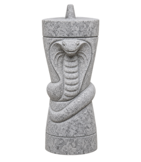 Traditional Sarpakkavu Naga Stone Lamp – Kerala Heritage Pooja & Home Decor
